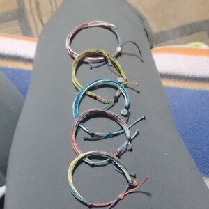 Pure Vida Colorful Woven Bracelets Set #3